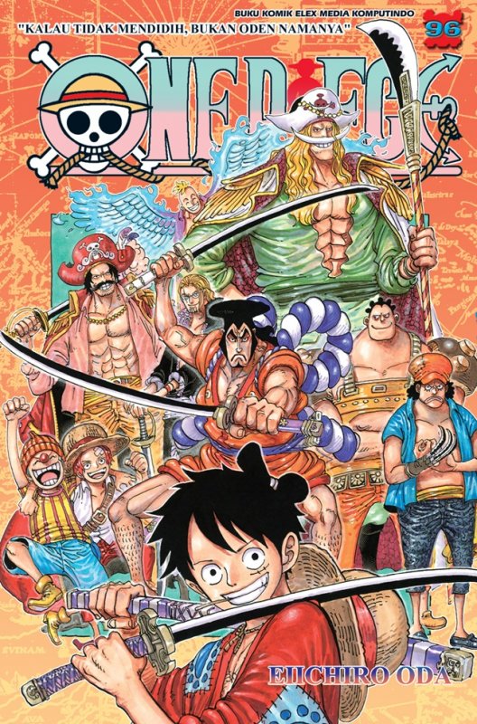 Cover Belakang Buku One Piece 96