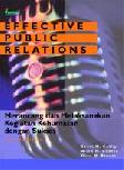 Cover Buku Effective Public Relation, 8/e (terjemahan)