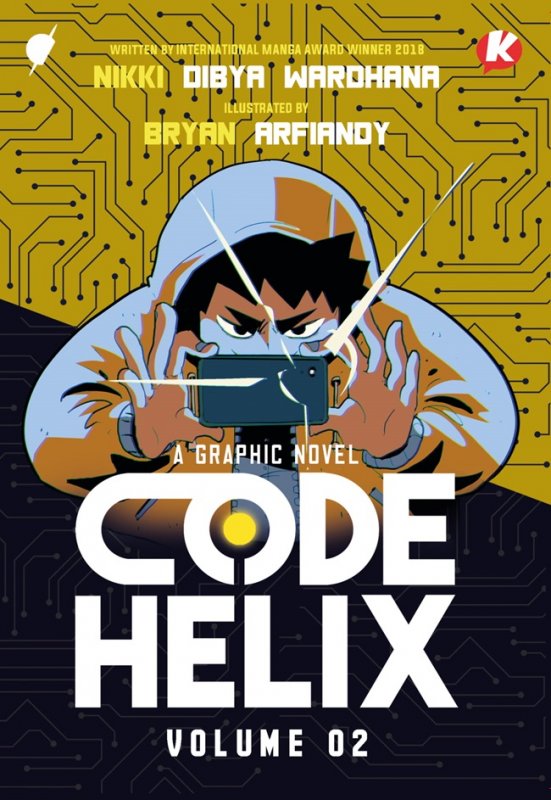 Cover Belakang Buku Koloni : Code Helix 2