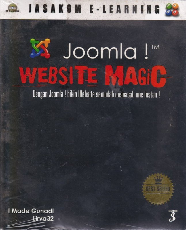 Cover Belakang Buku Joomla! WEBSITE MAGIC Dengan Joomla! bikin Website semudah memasak Mie Instan ( bk )