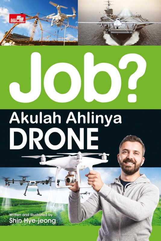 Cover Belakang Buku Job? Akulah Ahlinya Drone