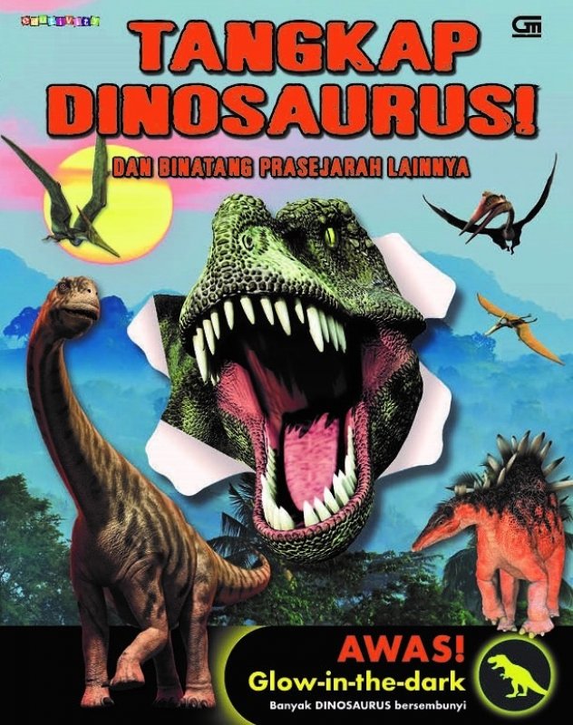 Cover Belakang Buku Tangkap Dinosaurus! Dan Binatang Prasejarah Lainnya