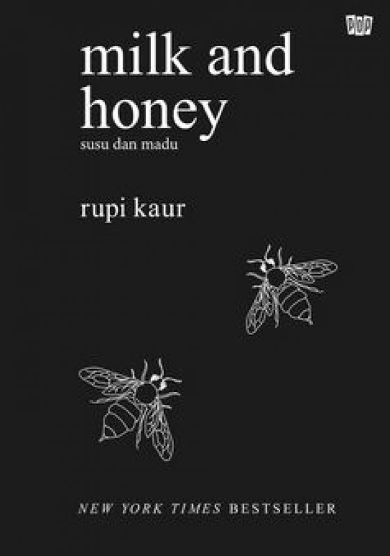 Cover Belakang Buku Milk and Honey ( Rupi kaur ) 