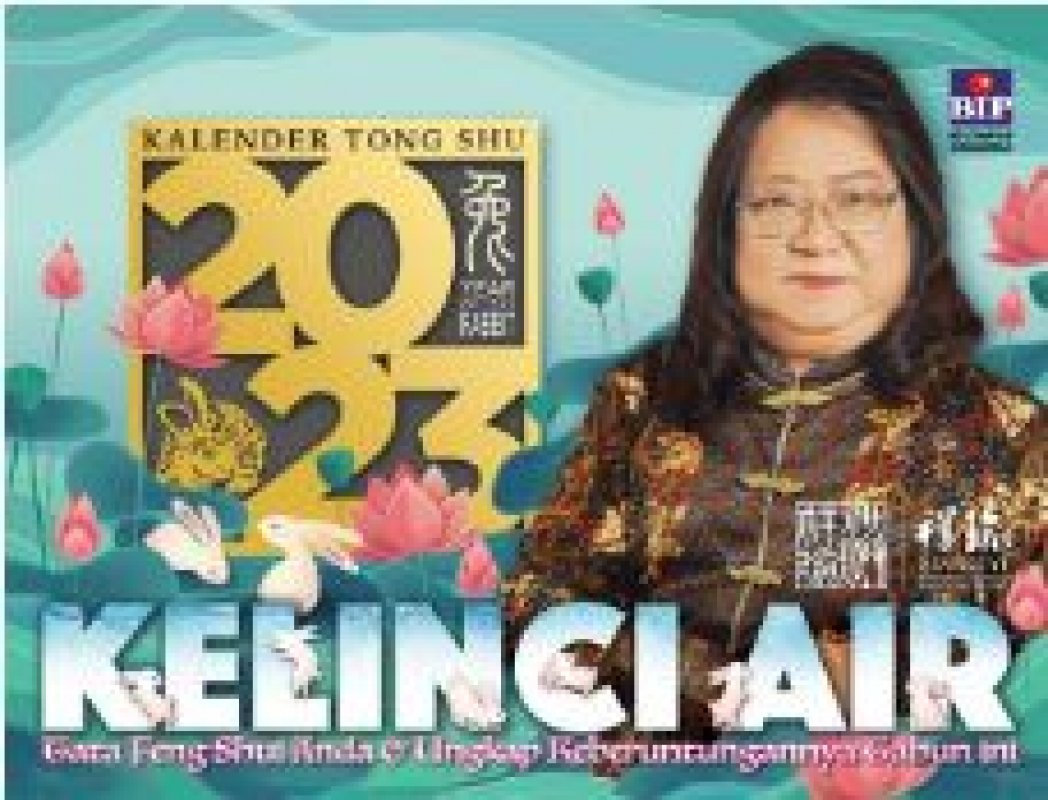 Cover Belakang Buku Kalender Tong Shu 2023: Kelinci Air