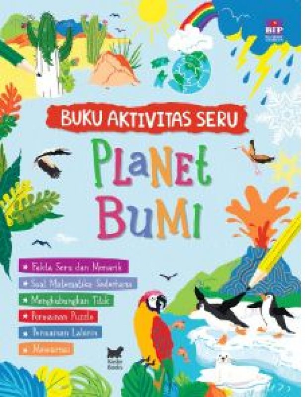 Cover Belakang Buku Buku Aktivitas Seru: Planet Bumi
