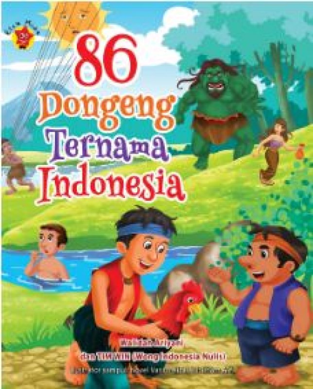 Cover Belakang Buku 86 Dongeng Ternama Indonesia