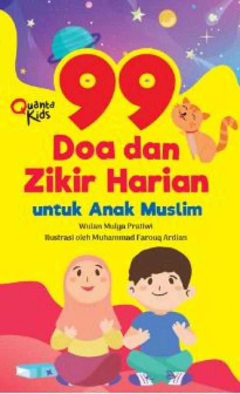 Cover Belakang Buku 99 Doa dan Zikir Harian untuk Anak Muslim  ( elex kids )
