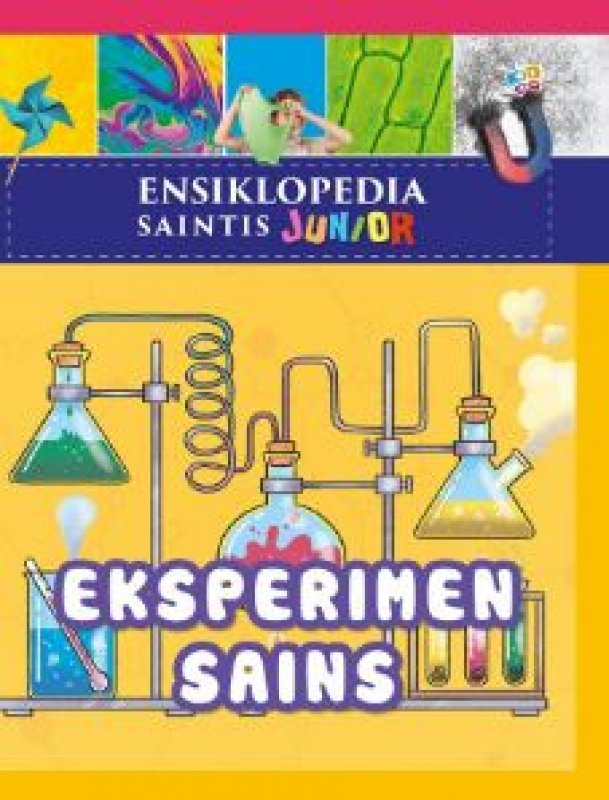 Cover Belakang Buku Ensiklopedia Saintis Junior: Eksperimen Sains