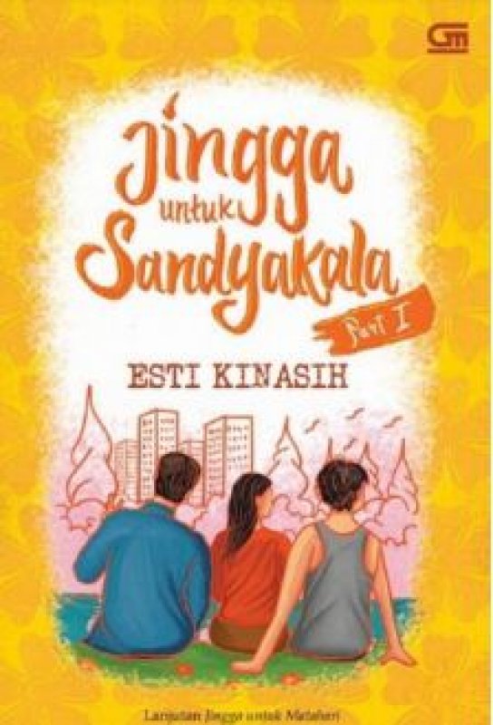 Cover Buku Jingga Untuk Sandyakala - Part 1