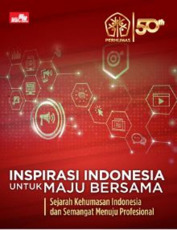 Cover Buku 50 Tahun PERHUMAS: Inspirasi Indonesia untuk Maju Bersama