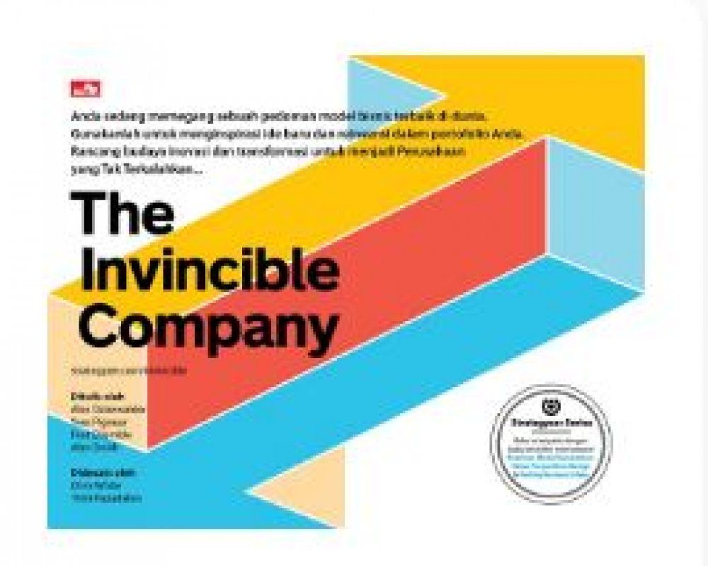 Cover Buku THE INVINCIBLE COMPANY (Strategyzer Series: Business Model Generation, dll)