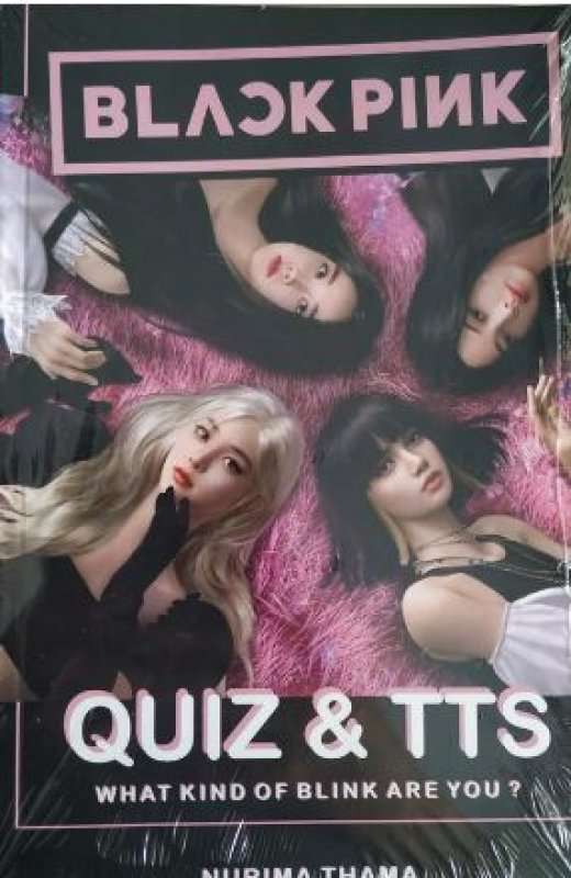 Cover Belakang Buku Blackpink Quiz Personality Book: What Kind of Blink Are You?