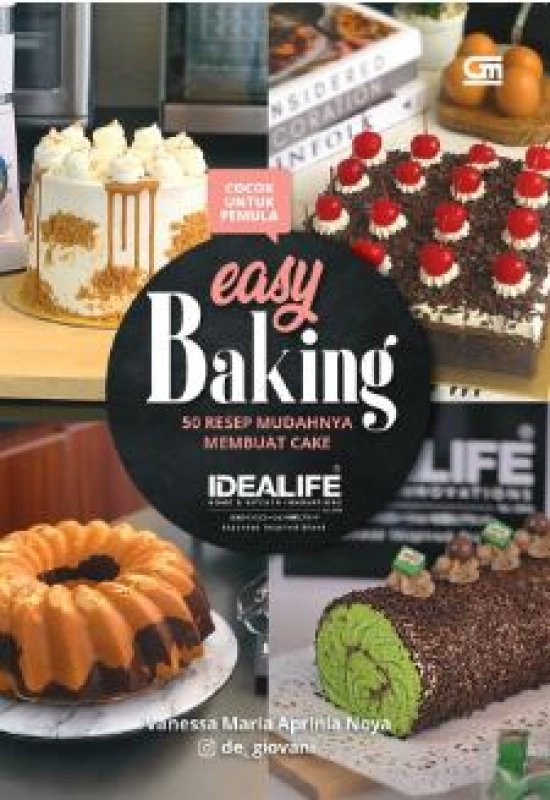 Cover Belakang Buku Easy Baking – 50 Resep Mudahnya Membuat Cake (Cocok Untuk Pemula)