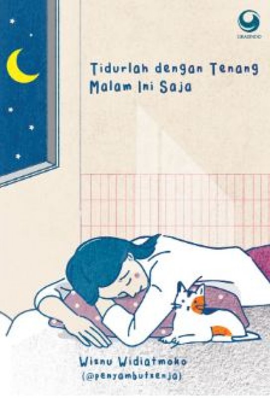 Cover Belakang Buku Tidurlah dengan Tenang Malam Ini Saja