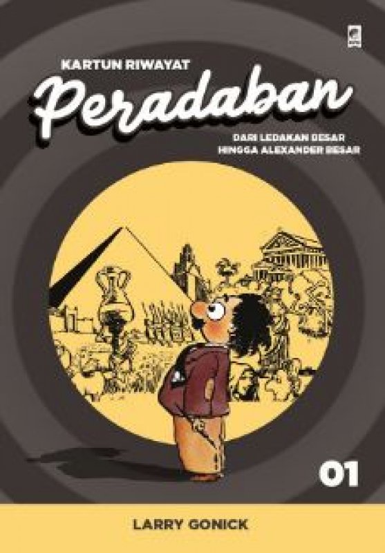 Cover Belakang Buku Kartun Riwayat Peradaban Jilid I ( Cover Baru )