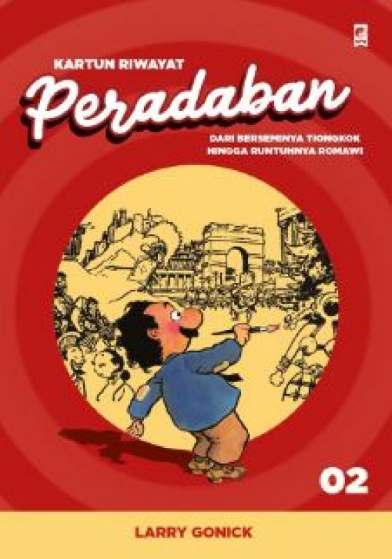 Cover Belakang Buku Kartun Riwayat Peradaban Jilid II ( Cover Baru ) 