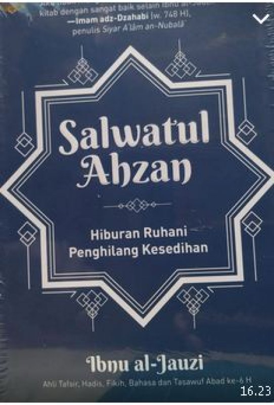 Cover Buku Salwatul Ahzan