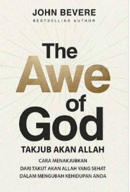 Cover Belakang Buku Takjub Akan Allah (The Awe Of God)