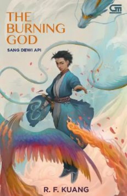 Cover Belakang Buku Sang Dewi Api (The Burning God)