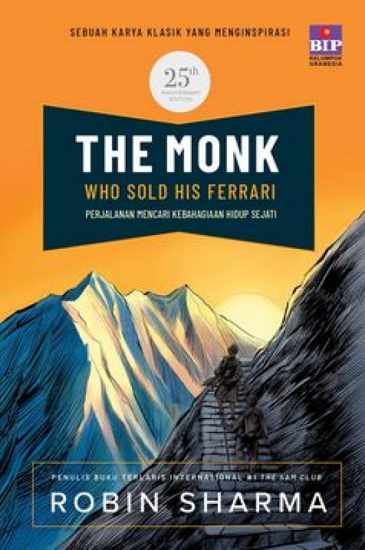 Cover Belakang Buku The Monk Who Sold His Ferrari: Perjalanan Mencari Kebahagiaan Hidup Sejati