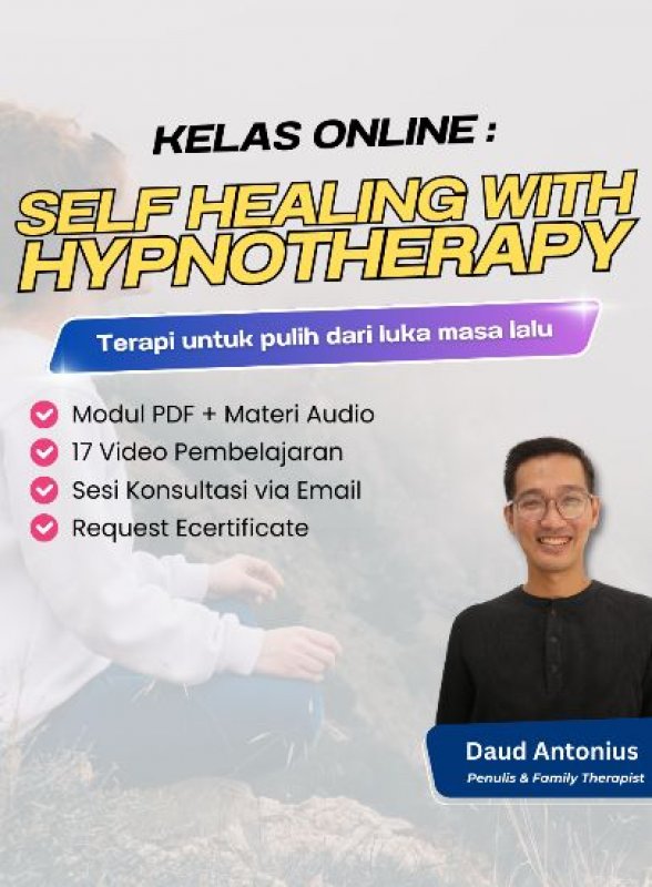 Cover Belakang Buku Self Healing with Hypnotherapy