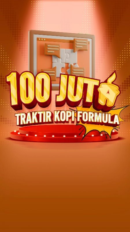 Cover Buku 100 Juta Traktir Kopi Formula