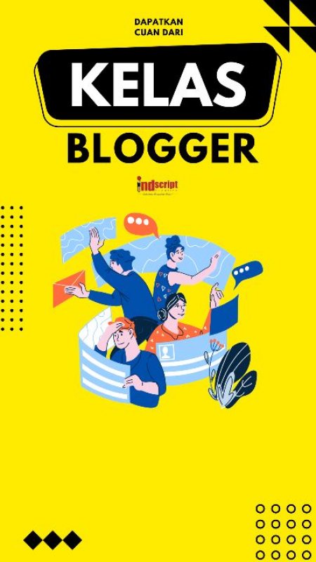 Cover Buku Dapat Cuan Dari Kelas Blogger
