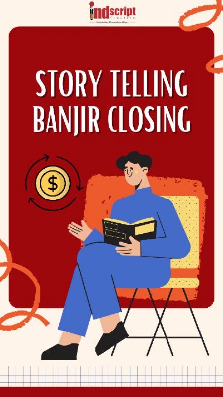 Cover Buku Story Telling Banjir Closing