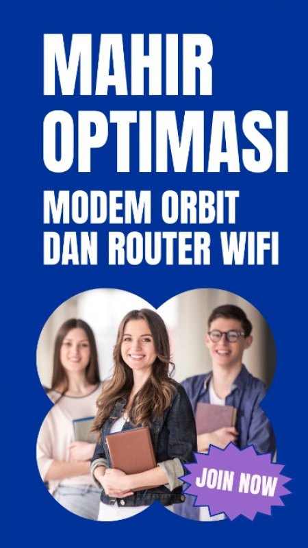 Cover Buku Mahir Optimasi Modem Orbit dan Router WIFI
