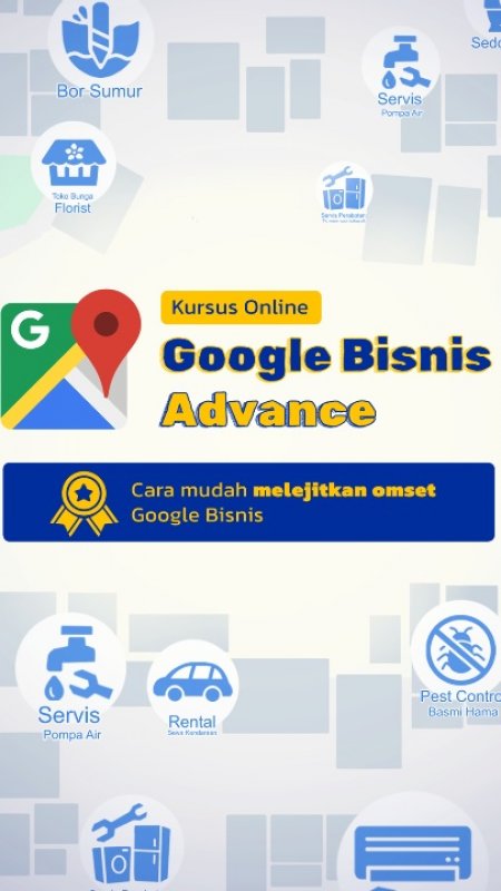 Cover Buku Meningkatkan Omset Bisnis di Google Maps lewat Optimasi Google Bisnis
