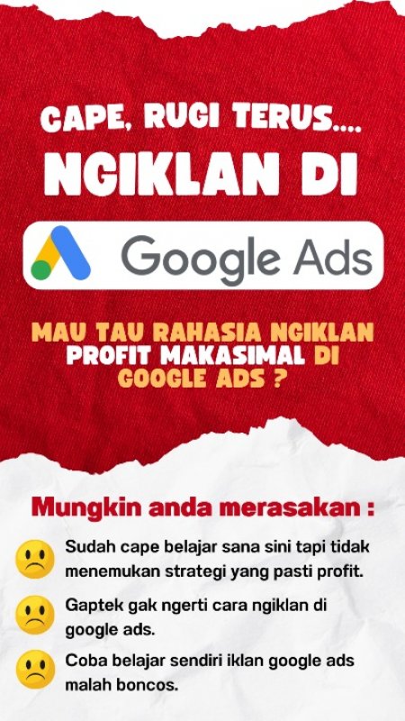 Cover Buku Naikin Konversi Penjualan Lewat Google Ads Profit Maksimal