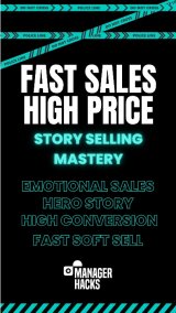 Fast Sales  High Price with Story Selling