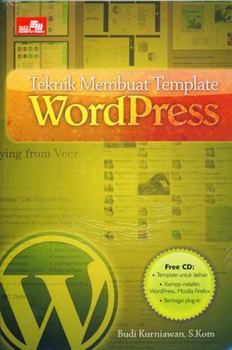 Cover Buku Teknik Membuat Template Word Press
