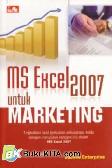 Cover Buku MS Excel 2007 untuk Marketing