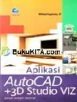 Cover Buku APLIKASI AUTOCAD DAN 3D STUDIO VIZ UNTUK DESAINER INTERIOR