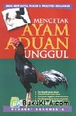 Cover Buku Mencetak Ayam Aduan Unggul