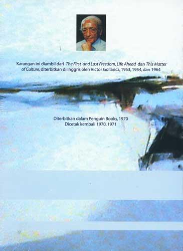 Cover Belakang Buku Pustaka Krishnamurti : The Penguin Krishnamurti Reader