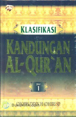 Cover Buku Klasifikasi Kandungan Al-Quran lux 1