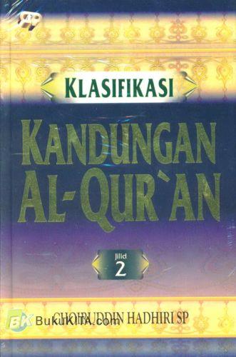 Cover Buku Klasifikasi Kandungan Al-Quran lux 2