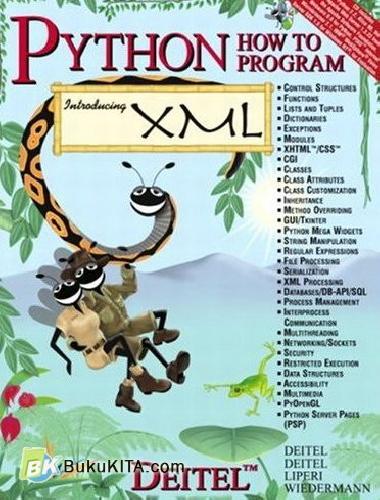 Cover Buku Python how to program introducing XML