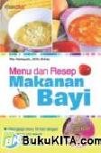 Cover Buku Menu dan Resep Makanan Bayi