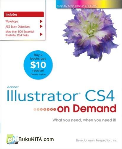 Cover Buku Adobe Illustrator CS4 On Demand: Step-By-Step Tasks In Full Color