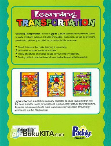 Cover Belakang Buku Learning Transportation