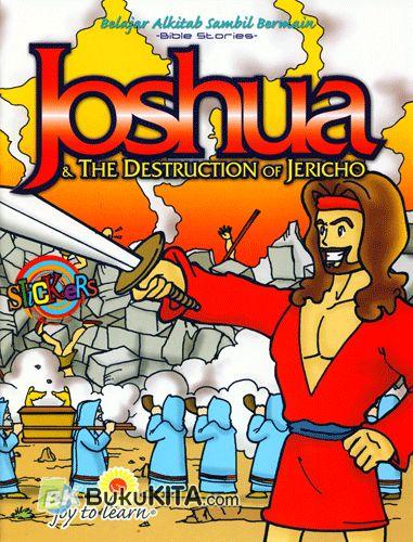 Cover Buku Seri Kisah Alkitab: Joshua & The Destruction of Jericho - Yosua & Runtuhnya Tembok Yerikho