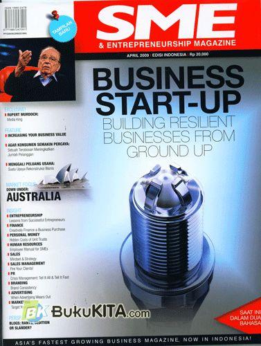 Cover Buku SME & Entrepreneurship Magazine - April 2009