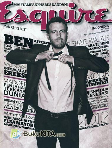 Cover Buku Esquire #27 - Mei 2009