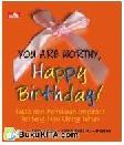 Cover Buku You are Worthy Happy Birthday
