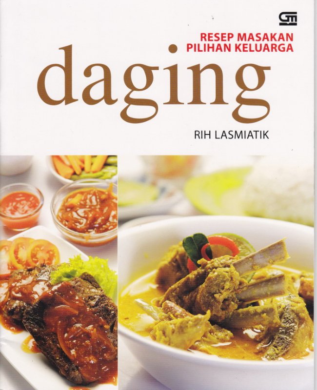 Cover Buku Resep Masakan Pilihan Keluarga : Daging