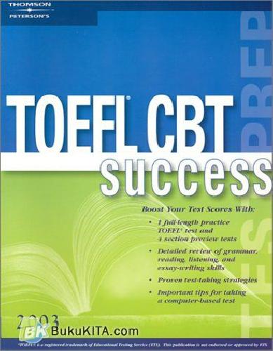 Cover Buku TOEFL CBT Success 2003 (Plus Cassette) - Special Offer