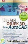 Cover Buku DESAIN OBJEK 3D DENGAN AUTOCAD
